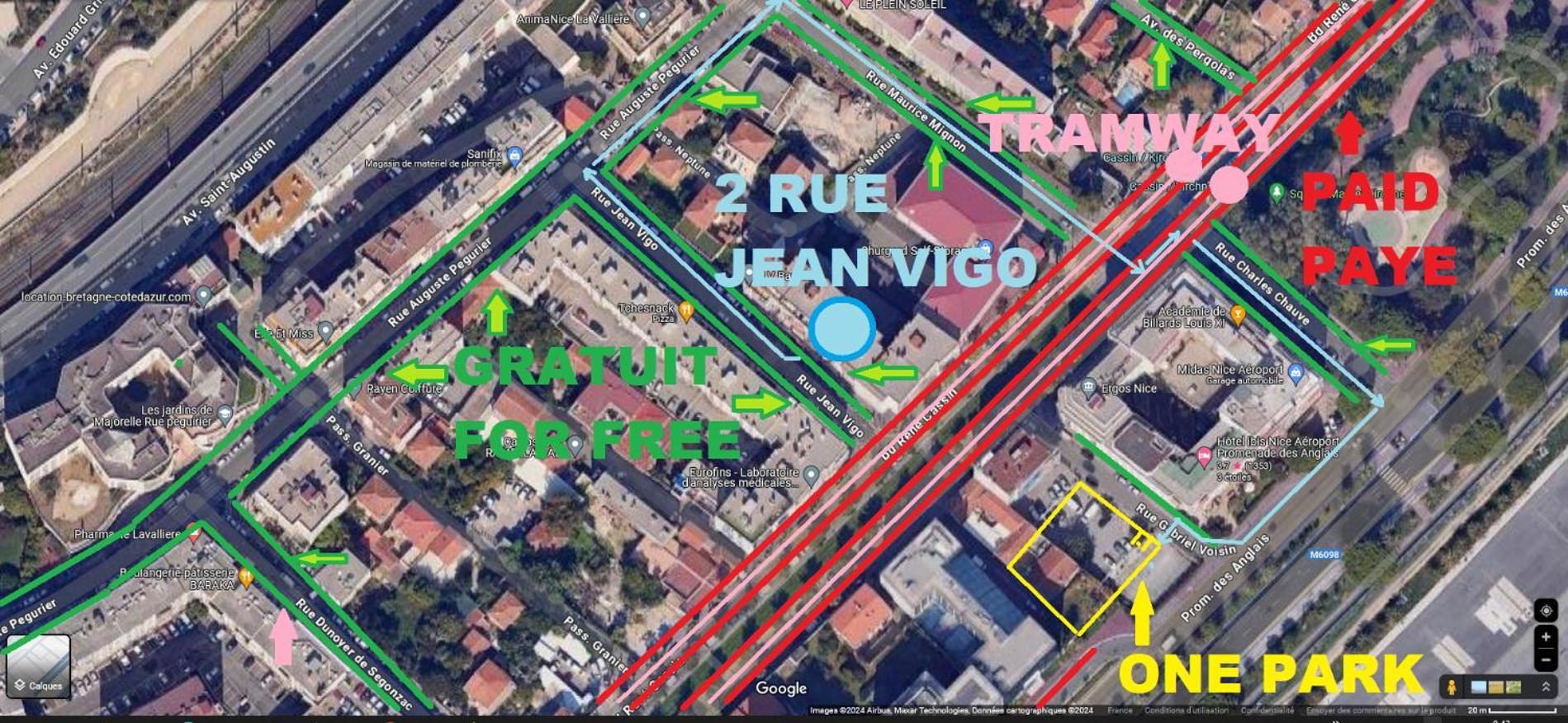 The Nice - 3 Rooms, 3Air Cond, 3Tv, 3Fans, 2 Wc, Wifi Everywhere 5Min Aeroport, Train, Beach, 1Min Tram, 15 Min Centre, Port, Parking Possible 外观 照片